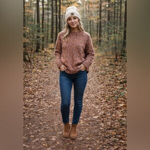 Lou & Grey Multicolor Crew Neck Sweater